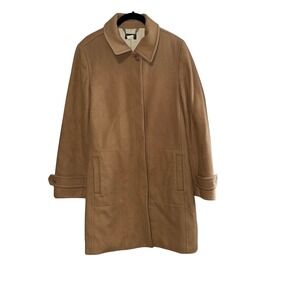 J. Crew Camel Tan Wool Trench Coat